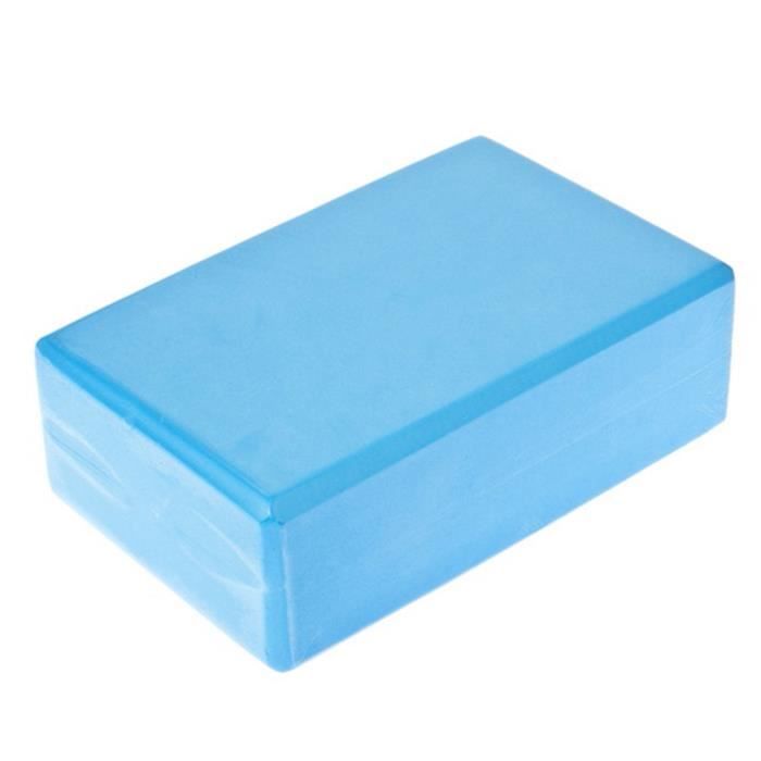 Accueil Outil d'exercice Bon matériel EVA Yoga Block Brique Mousse Outils de sport, bleu
