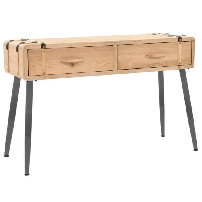 Table Console-Table d'entrée-Table de Salon Bois massif de sapin 115 x 40,5 x 76 cm