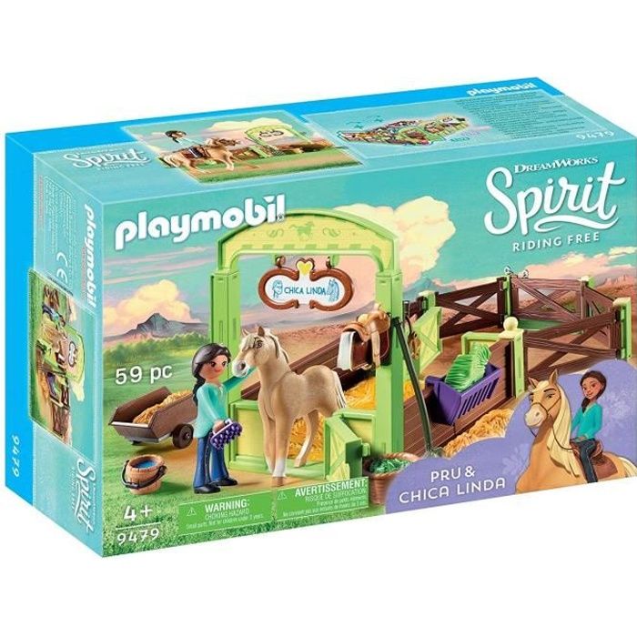 PLAYMOBIL 9479 - Spirit - Apo et Chica Linda avec box