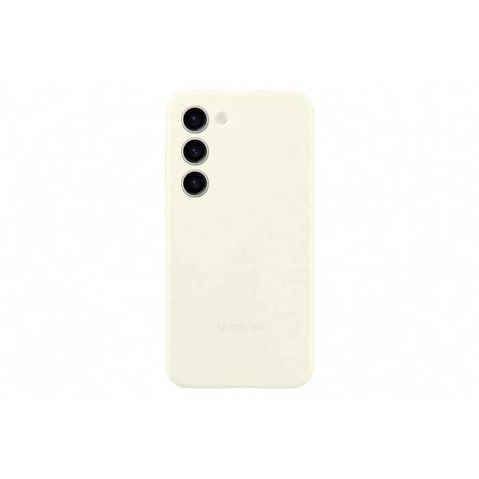 Coque Silicone SAMSUNG S23 Crème