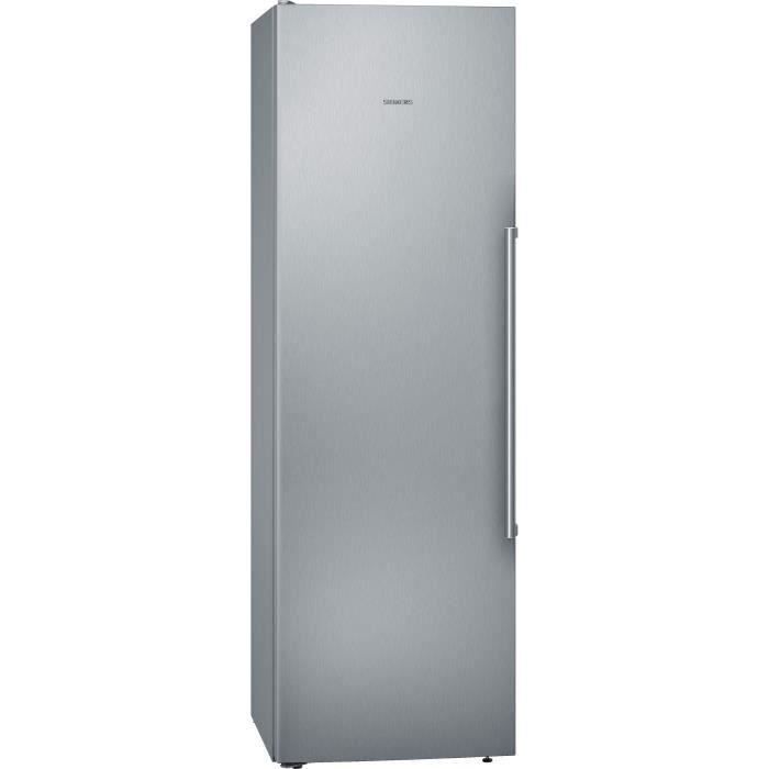 SIEMENS KS36VAIEP - Réfrigérateur 1 porte - 346 L - Froid brassé - A++ - L 60 x H 186 cm - Inox