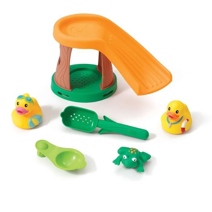 Step2 Duckpond Table d'eau pour Enfants | Table de Jeu Enfant à Eau avec Kit d'Accessoires de 6 Pièces | Table d'activité