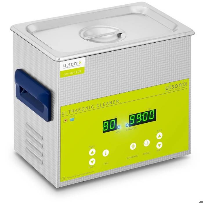 Nettoyeur à ultrasons Ulsonix PROCLEAN 32S (32L Puissance Ultrason 120W Chauffe 100W 40 kHz Minuterie 99 min Dégazage Inox)