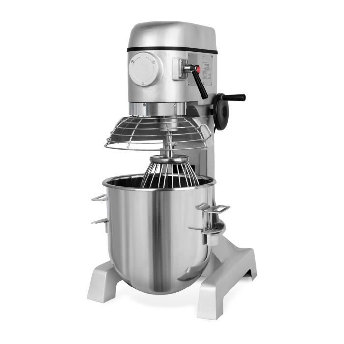 Vertes Pétrin a spirale avec Agitateur planetaire (30 Litre Bol de mélange, Moteur électrique de 1500 watts, Accessoires étendus)