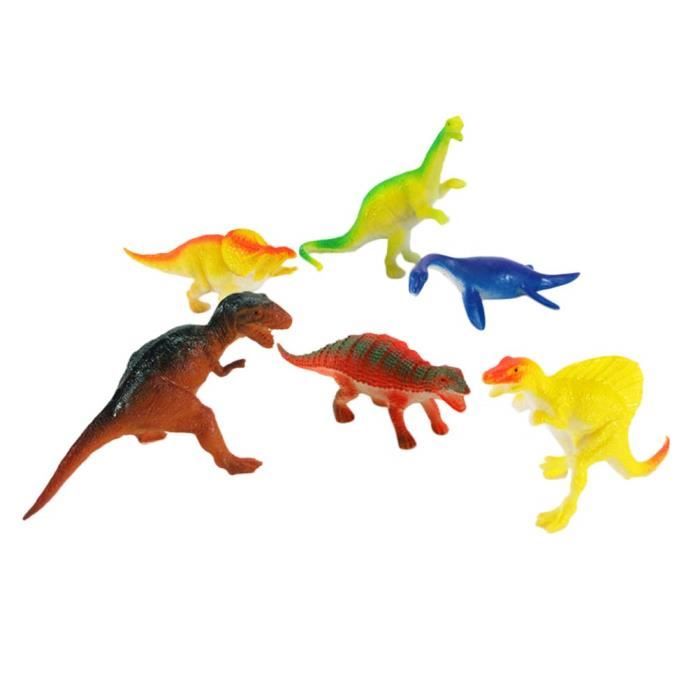 Réaliste Dinosaure Jouets Mini Dino Figurines Animaux Chiffres Modèles pour Garçons Enfants Enfants Enfants 6 PCS@M2303