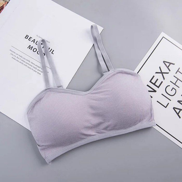 Grand soutien-gorge en coton pour filles,Lingerie pour enfants de 15 à