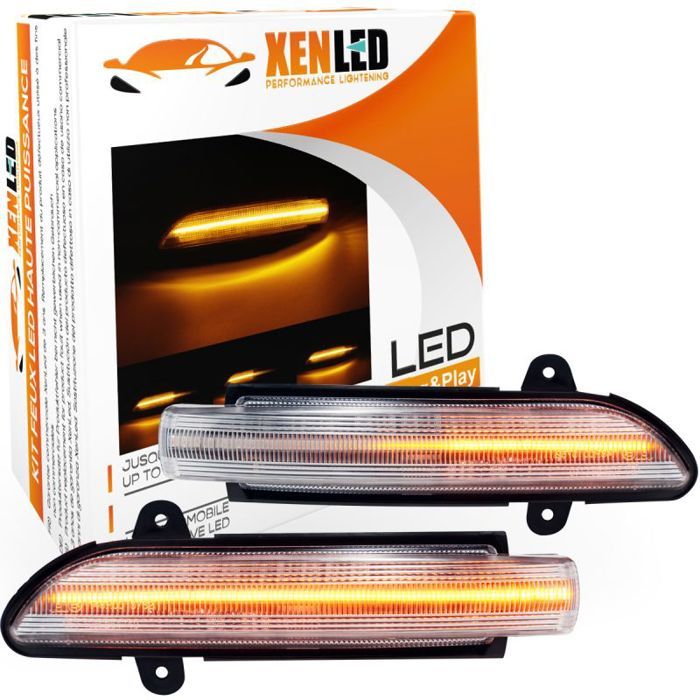 Clignotant Latéral De Rétroviseur Pour Mercedes Classe C/E W211, G W463 - Référence 2038201321 / 2038201421 - Amélioration Visibilité