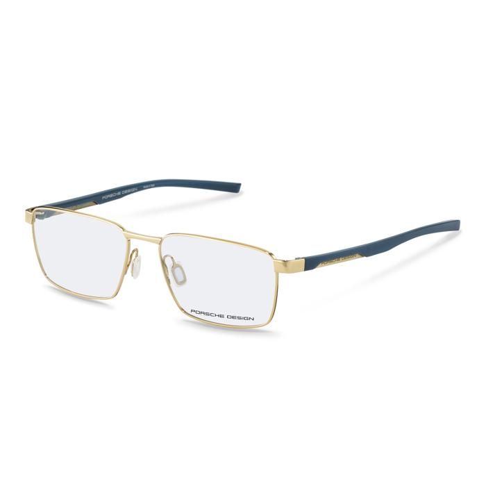 Lunettes De Soleil Porsche Design P8479 - Monture Dorée, Verres Gris-bleu, Style Bouclier Pour Homme