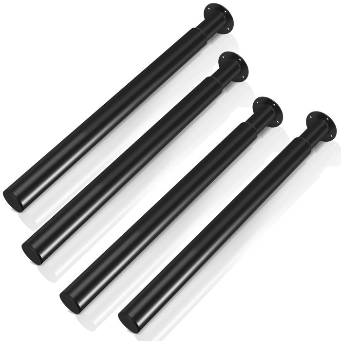 Daromigo Lot De 4 Mâts Télescopiques Aluminium 90-230 Cm - Tentes, Auvent, Caravane Et Camping