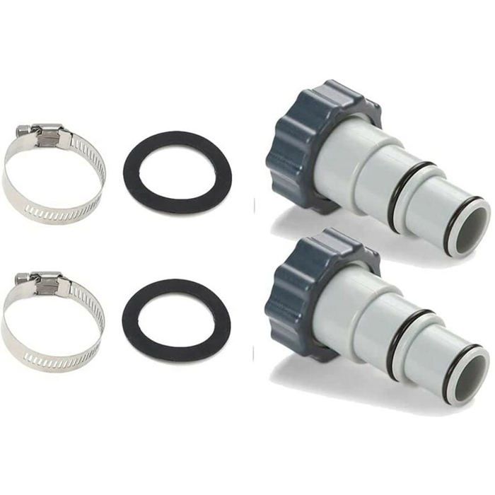 Adaptateur Pour Tuyau De Skimmer De Piscine Hors Sol - 2 Pièces - Pour Petits Filtres Et Piscines à Partir De 40,6 Cm - 7