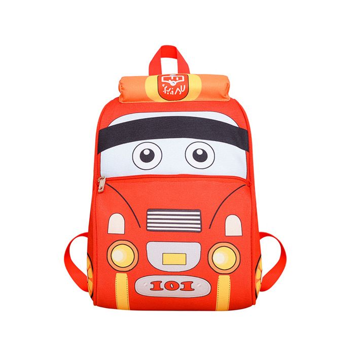 ECELEN-Sac à dos enfant dessin animé voiture-Sac d'école primaire