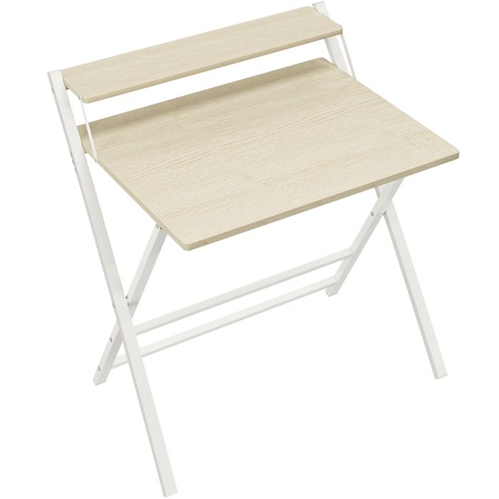Bureau,Table de travail,Table d'étude avec étagères chêne artisanal Bois d'ingénierie CFW807375
