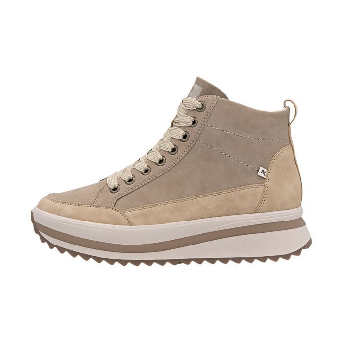 Rieker Basket Montante Cuir Rieker - Beige