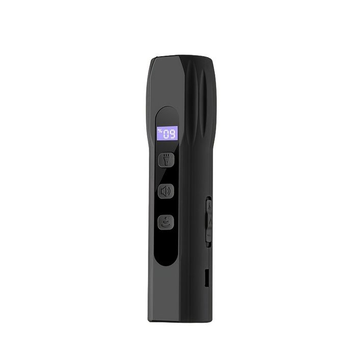 Répulsif à ultrasons pour chien - Phoesky - Portable - Multifonctionnel - Rechargeable USB - 3.9x14 cm - Noir