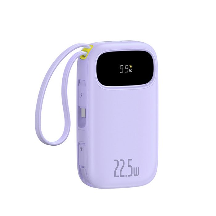 Batterie externe - BASEUS - EnerFill FC21 Qpow 3 Ultra - 20 000 mAh - Écran numérique - Câbles USB-C & Lightning