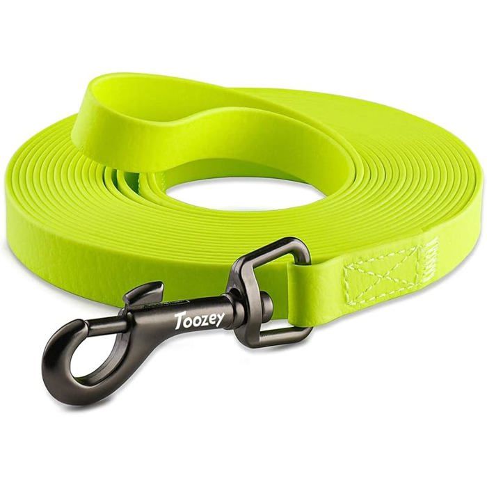 Longe pour Chien 3m / 7m / 5m / 10m / 15m / 20m Laisse Chien avec Poignée et Sac de Rangement Longue Corde Laisses 5 m JAUN LAISSE