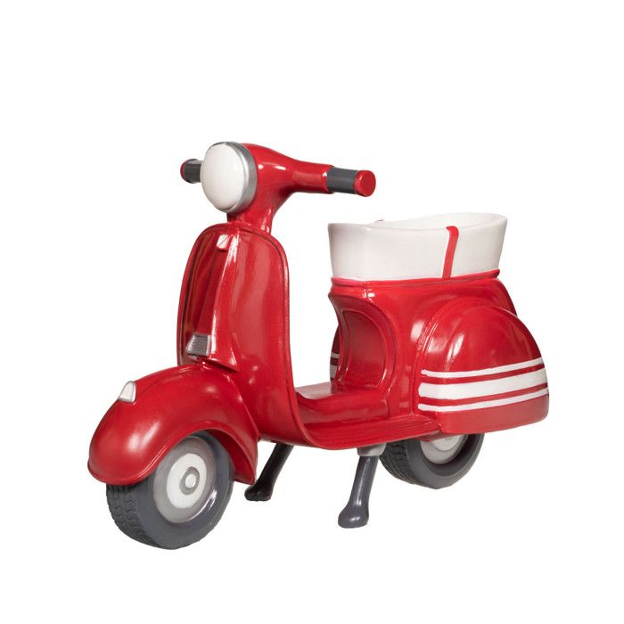 Scooter porte plante rouge - Amadeus