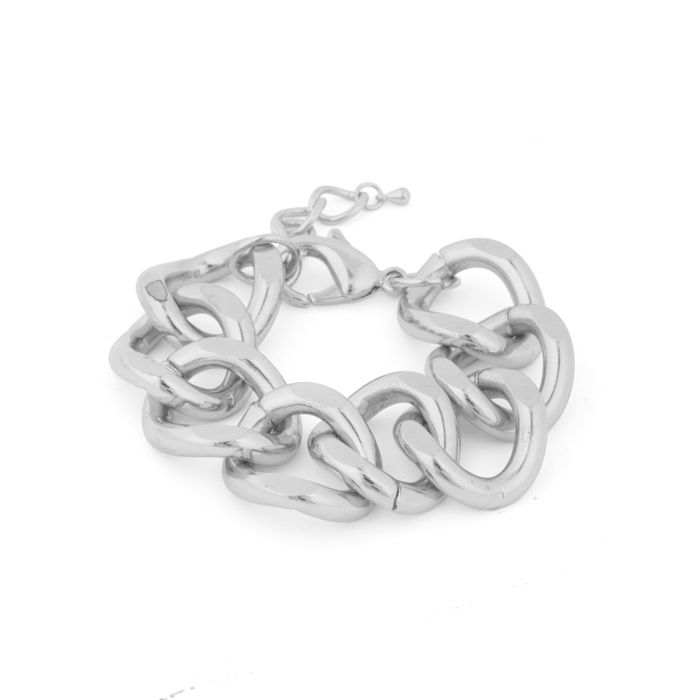 Bracelet - LUXENTER - Moba - finition rhodiée - Argent 925 - Longueur 17+3 cm Bracelet - LUXENTER - Moba - finition rhodiée - Argent 925 - Longueur 17+3 cm