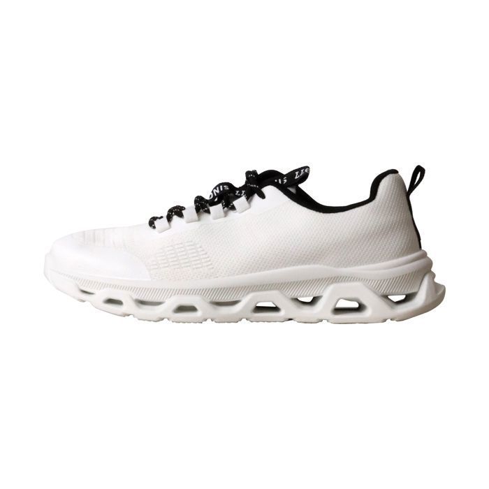 Basket Basse - ELONG - 51000 - Blanc - Lacets - Confort exceptionnel Basket Basse - ELONG - 51000 - Blanc - Lacets - Confort exceptionnel