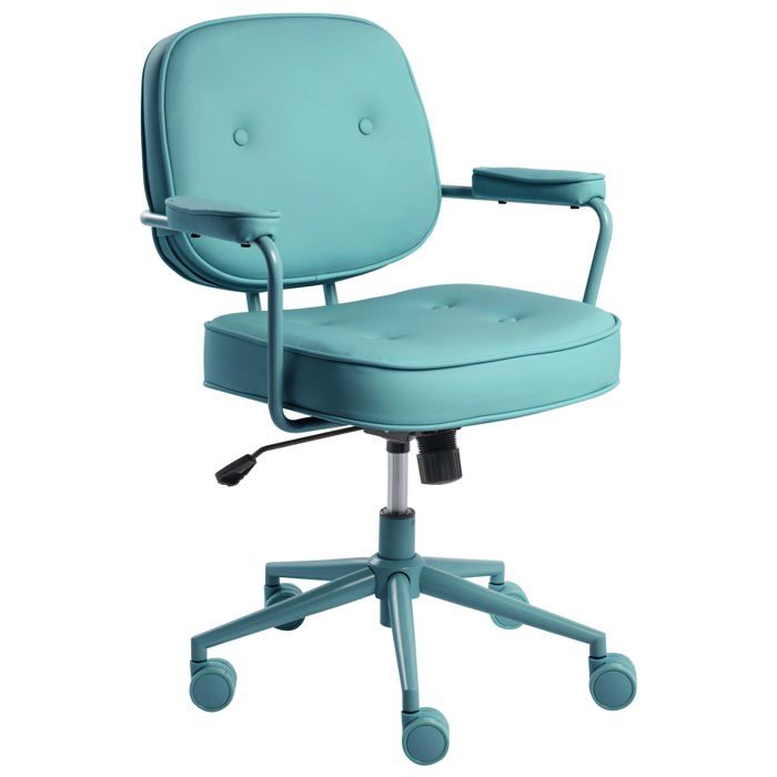 Chaise de bureau PARAMUS Cuir PU Turquoise