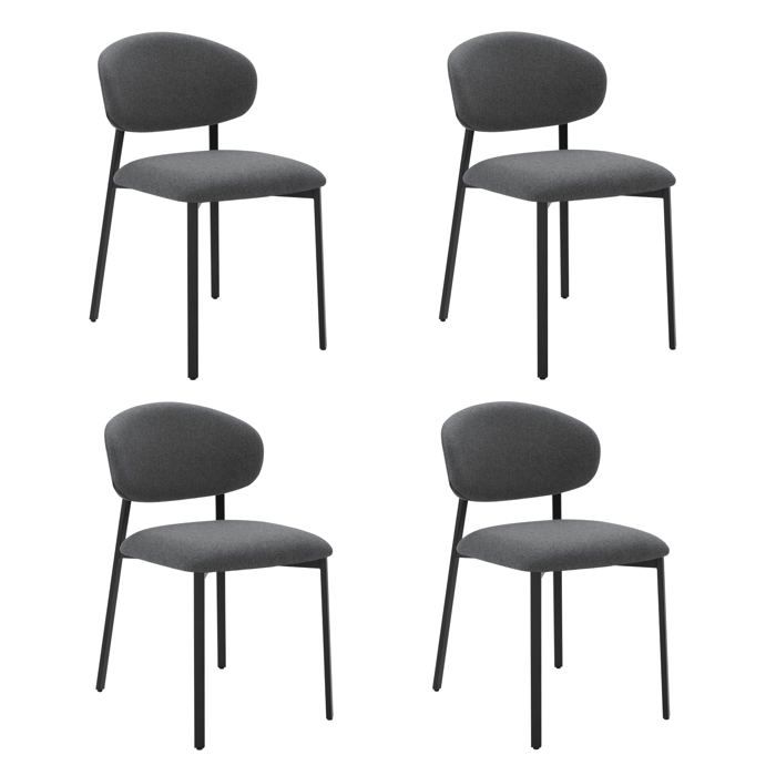 Lot de 4 Chaises Salle à Manger  Chaise Scandinave