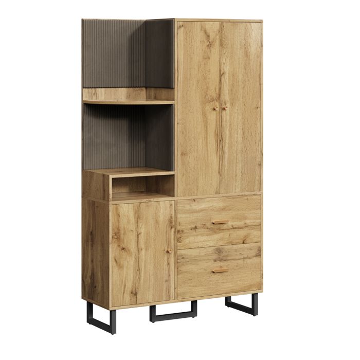 Armoire compacte armoire dentrée meuble de couloir étagère de couloir 110 x 186 x 38 cm Armoire compacte armoire dentrée meuble de couloir étagère de couloir 110 x 186 x 38 cm