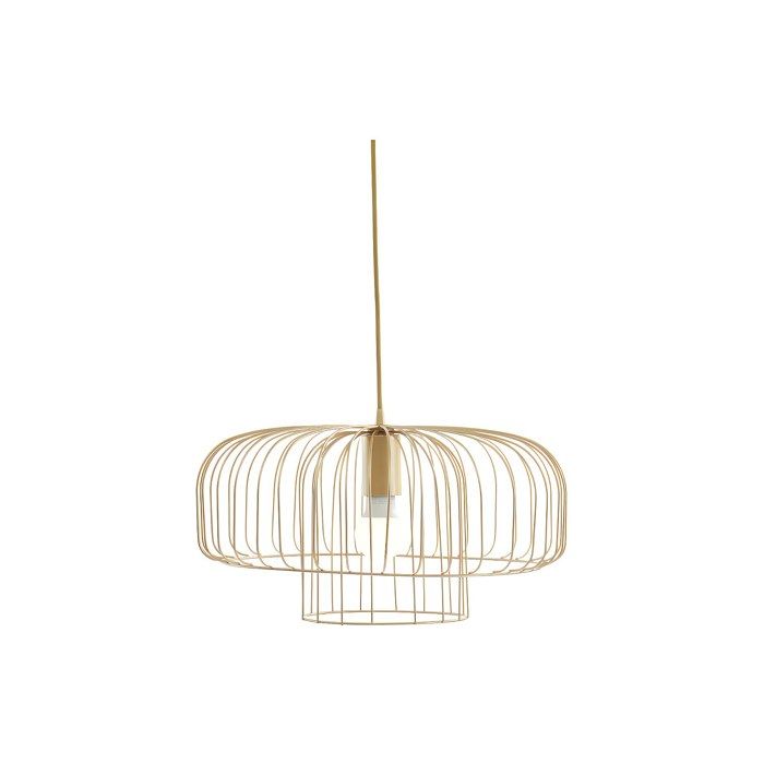 Suspension filaire design - H.130 cm - Doré mat - ANDROMAQUE Suspension filaire design - H.130 cm - Doré mat - ANDROMAQUE