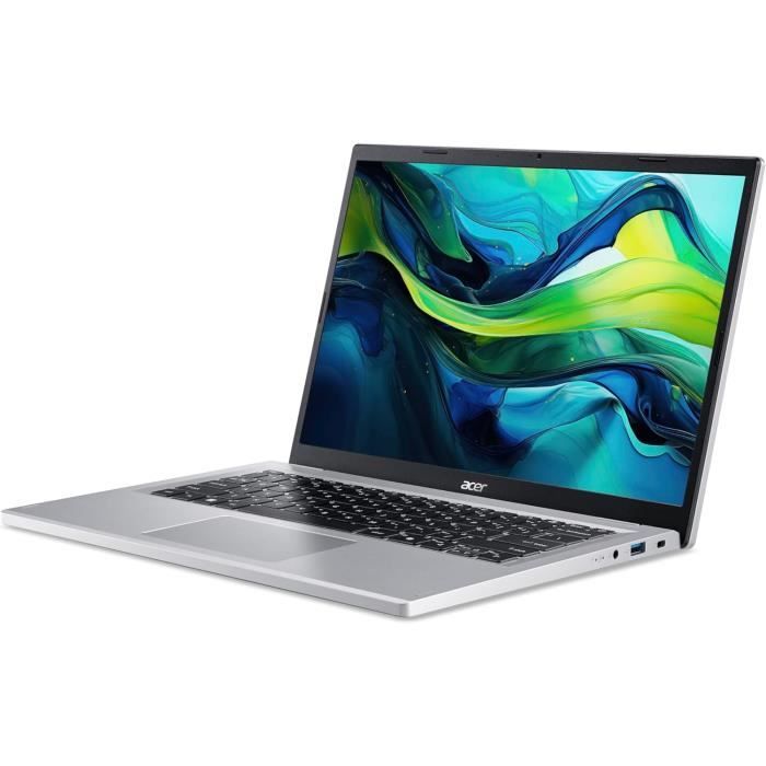 ACER Ordinateur portable 14 I3 8Go 512Go SSD Win11 AG14 Gris