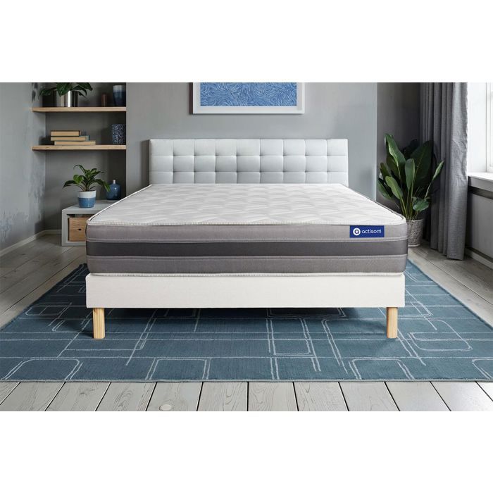 Ensemble Lit Sommier Matelas 140x190