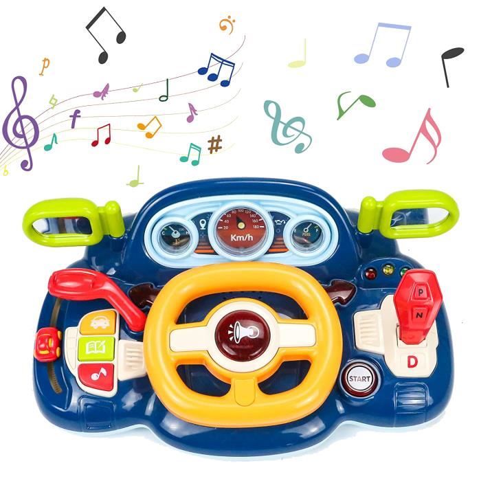 Jouet Volant Voiture Enfant,Simulateur de Conduite Enfant avec  Musique,Cadeau pour Garcon Fille 3 4 5 Ans - Cdiscount Jeux - Jouets