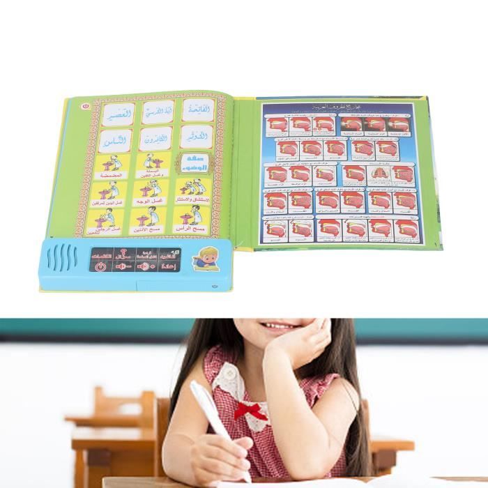 Tablette Éducative Arabe Pour Enfants – Livre Électronique Interactif Alphabet, Chiffres, Mots & Coran (3+ Ans)