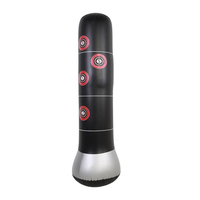 Sac De Boxe Autoportant-Boxe Gonflable De Boxe Sac De Culbuteur Pour Sac De Boxe Pour Enfant Adulte-Grand Pour Le Soulagement De La Pression 145cm La Musculation Laccessoire De D/écompression