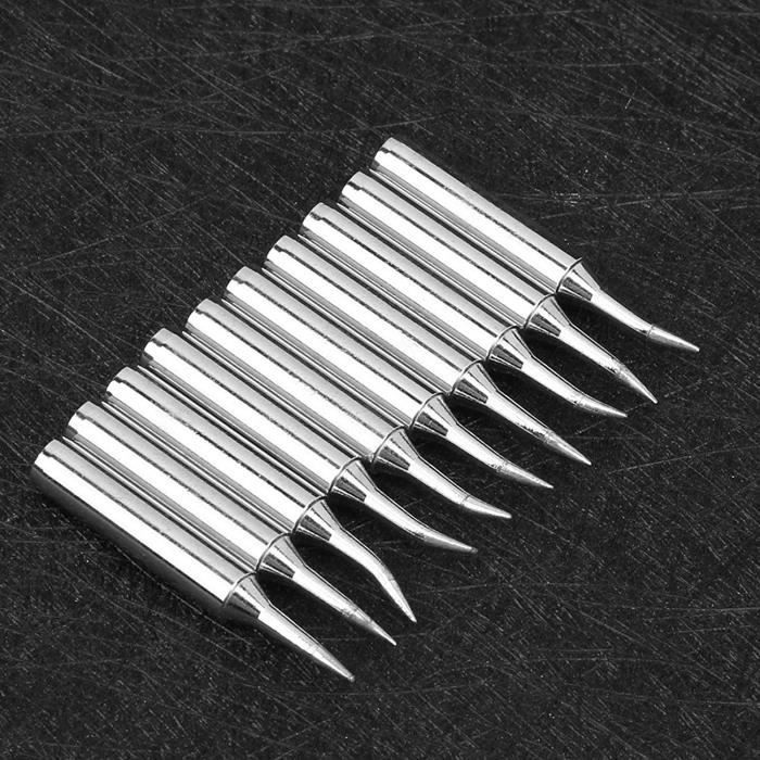 Treki 10pcs Panne à Souder 900M-T-LB Pointes à Souder Remplacement Pointes De Fer à Souder Kit