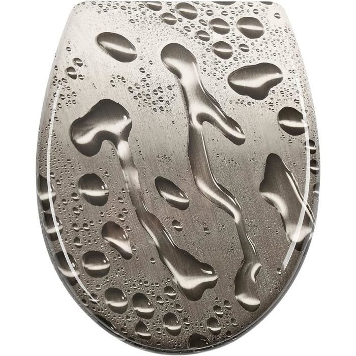 Siège WC STOREMIC Abattant Soft-Close - Siège Enfant Amovible Magnétique, Fixation Rapide - Blanc