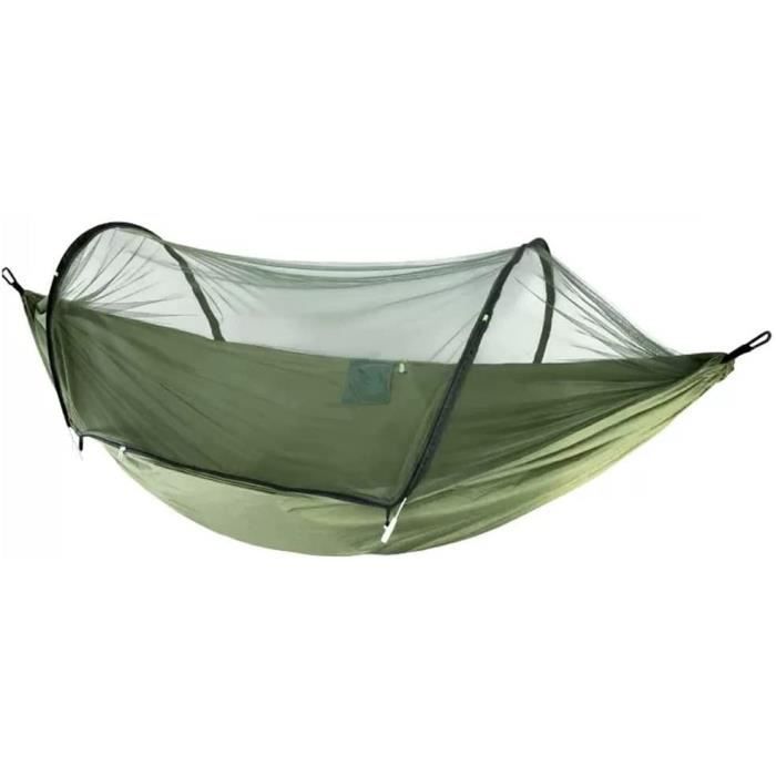 Hamac De Voyage Une Place Equip – Neuf – Capacité 180 Kg – Avec Kit De Suspension
