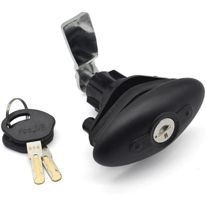 Lot De 3 Serrures à Came Décalées De 1,6 Cm, Sans Clé, Pour Armoire, Boîte Aux Lettres, Tiroir, Boîte Aux Lettres, Cylindre De Rechange 100 % Métal