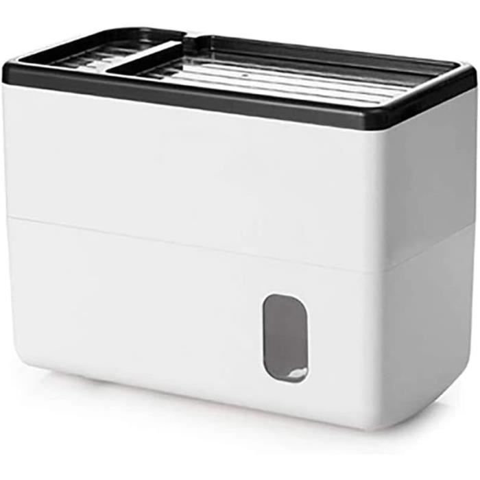 Porte Rouleau Papier Toilette En Acier Inoxydable - Support Mural Avec étagère Pour Salle De Bain - 12,5 Cm De Large