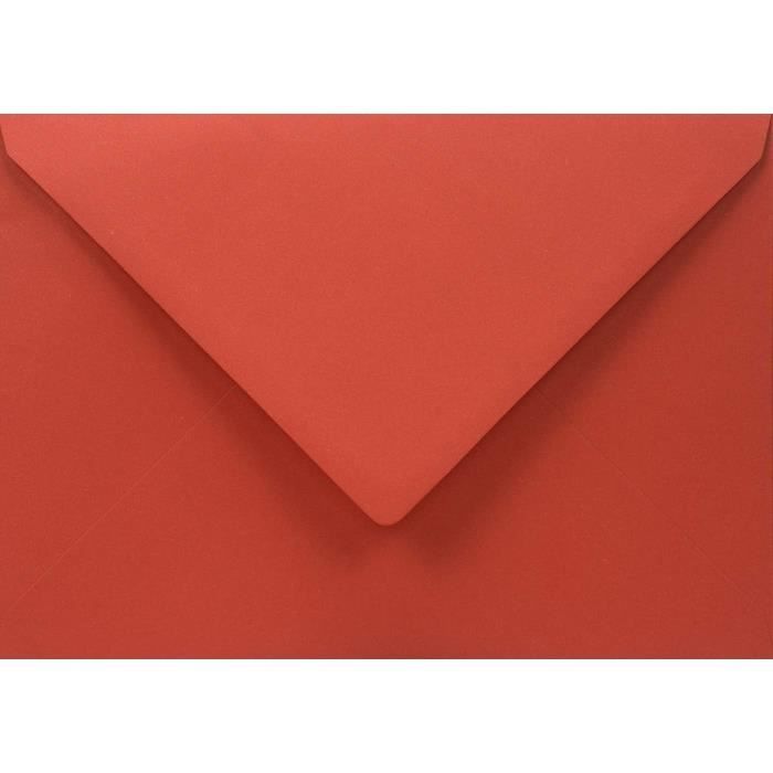 25 Enveloppes Rouges Recyclées C5 162X229 Mm 140G Woodstock Rosso Rabat  Pointu Enveloppes Colorées Enveloppes Éco Vintage P[x7107] - Cdiscount  Beaux-Arts et Loisirs créatifs
