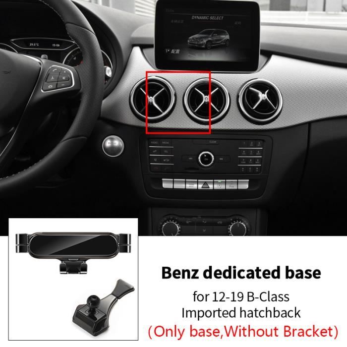 Support Téléphone Voiture Pour Mercedes Classe C W206 2022 - Fixation Tableau De Bord - Clip Métal