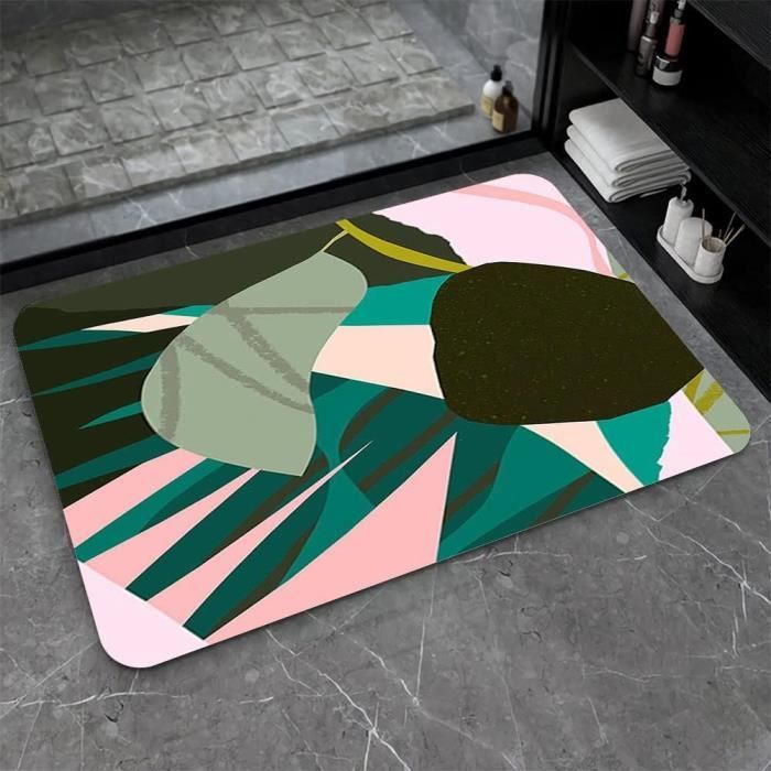 Tapis De Bain En Diatomée Naturelle, Tapis De Bain De Terre De
