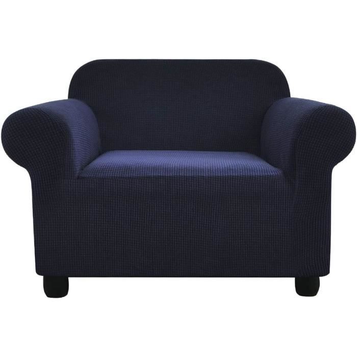 Housse De Fauteuil Tub Chair En Jacquard Élastique - Taille Unique, Lavable, Couleur Violet Clair - Protection Et Décoration