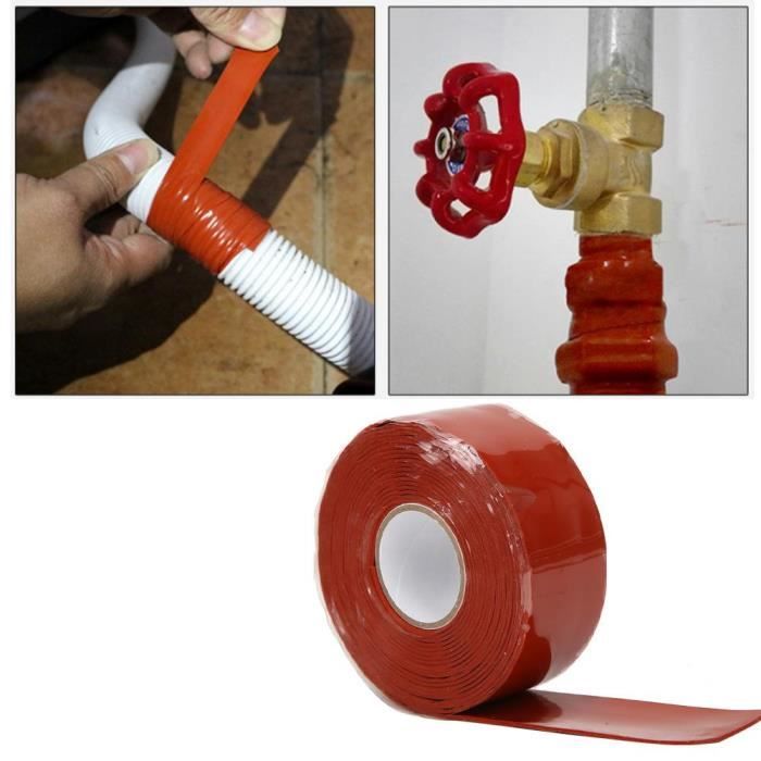 La bande adhésive Ruban étanche Ruban anti fuite Fournitures de réparation de tuyaux 2.5cm