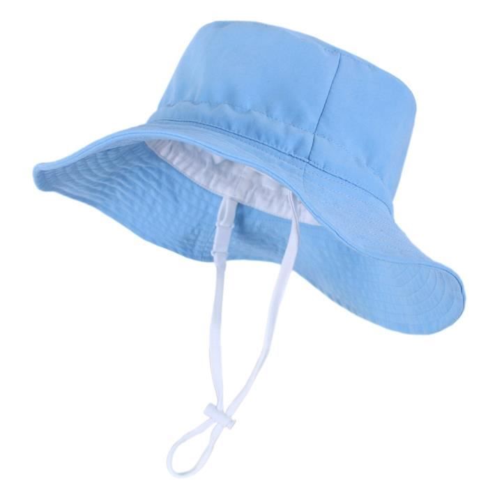 Chapeau Bob Bebe Garcons Filles Ete Protection Solaire Chapeau Chapeau Solaire Chapeau Chapeau De Pecheur Pcdlb48 1 Bleu Clair Cdiscount Pret A Porter