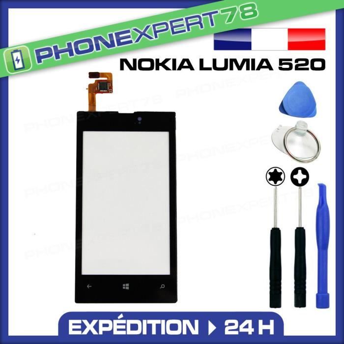 outils ecran LCD Ecran complet pour Nokia Lumia 730 735 noir vitre tactile