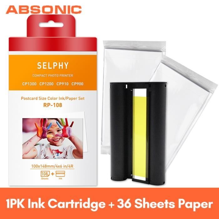 Cartouche d'encre pour imprimante Photo compacte sans fil, avec sac de  Protection rigide, pour Canon Selphy CP1300 CP1200 [D830B29] - Cdiscount  Informatique