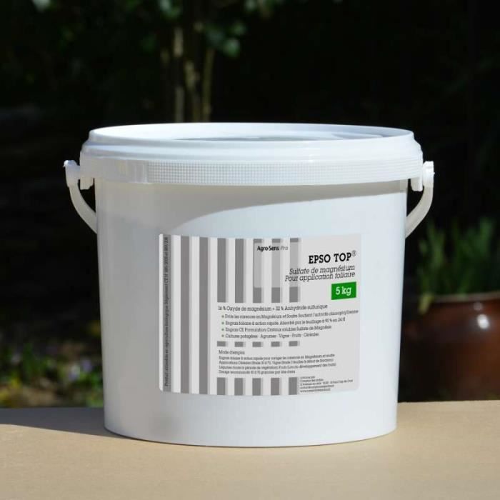 Engrais foliaire sulfate de magnésium Epso Top® 5 kg Cdiscount Jardin