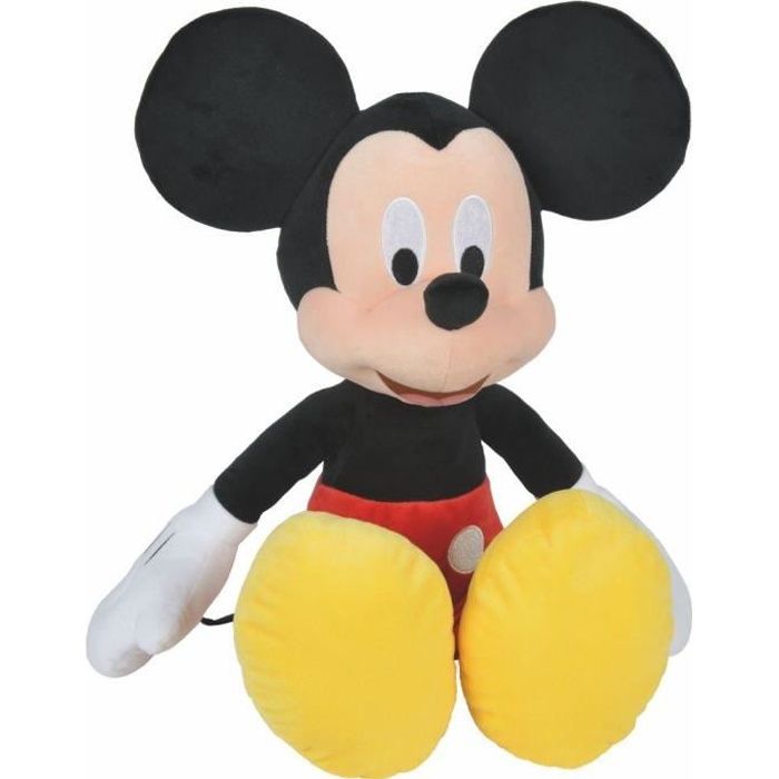 Disney Mickey Mouse Xxl Peluche Mickey Materiau Softwool 61cm Achat Vente Peluche Cdiscount