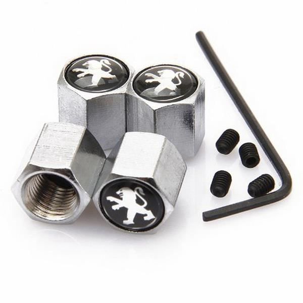 Set Alliage Daluminium Voiture Camion Velo Velo Moto Pneu Pneu Valve De Roue Bouchons De Tige Higger 4pcs Orc Com Pe