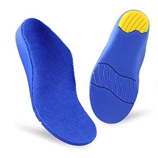 Semelles Orthopédiques Bleu Au Talon Enfants Semelles