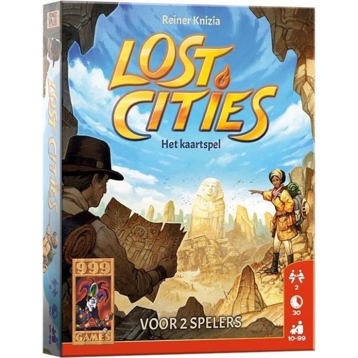 999 Jeux l'un des Meilleurs Jeux de 2019 999-LOS03 pour 2 à 4 Joueurs Lost Cities: Rivalen Jeu de Cartes à partir de 10 Ans 